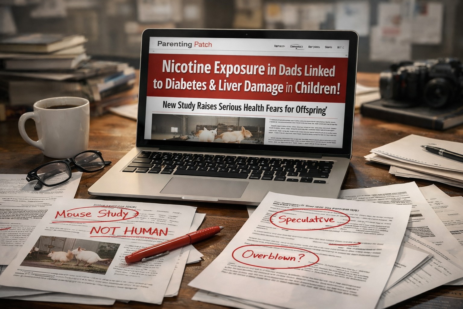 Media Watch: Parenting Patch Finessed By Mice Nicotine Study